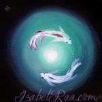 "Balance and Ascension" (“Баланс и Вознесение”). Oil painting on canvas panel. © Izabel Raa